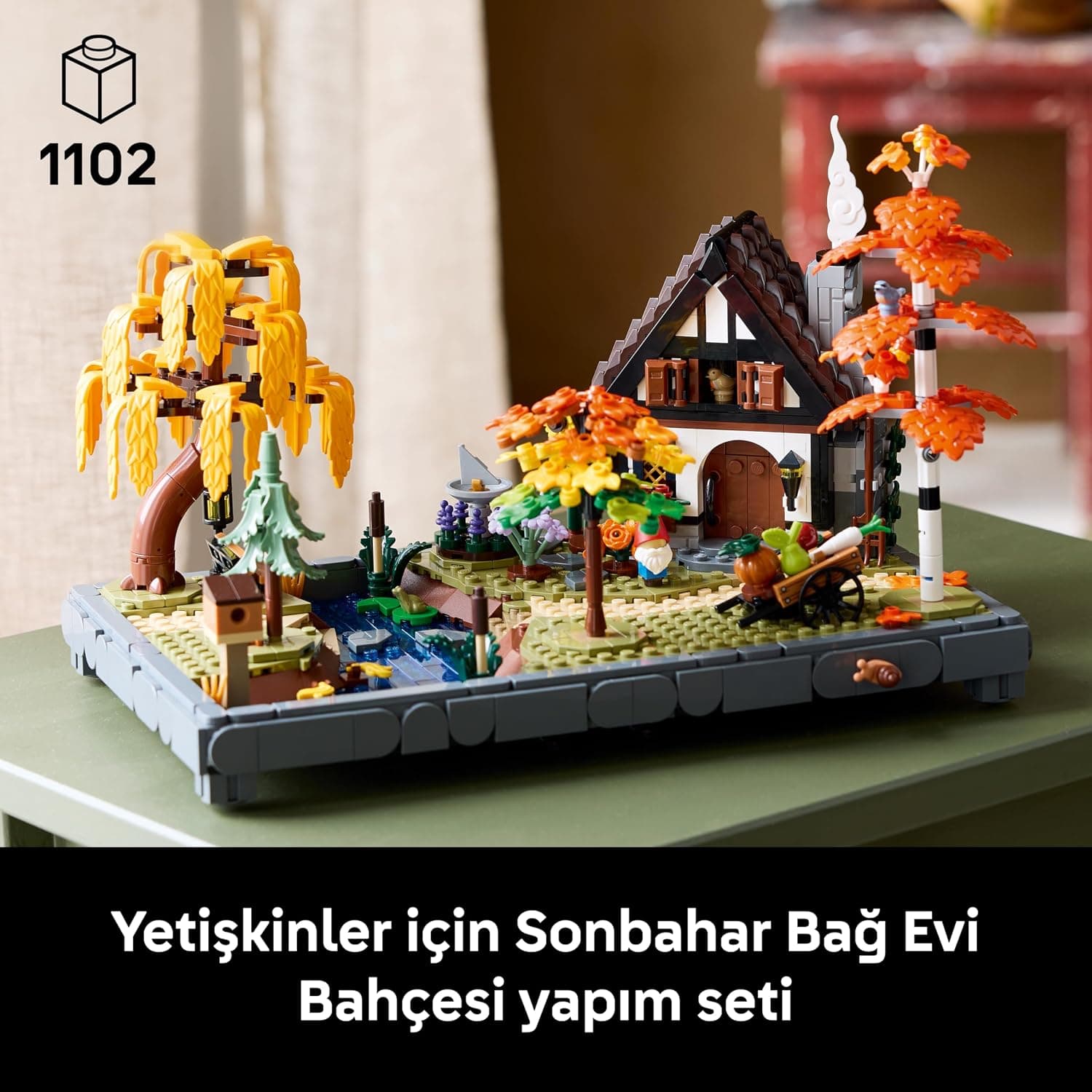 لگو Icons ست مدل Autumn Garden House 11372 لگو Icons ست مدل Autumn Garden House 11372