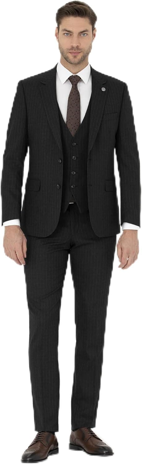 کت و شلوار مردانه Pierre Cardin مشکی مدل 50285266-VR046 کت و شلوار مردانه Pierre Cardin مشکی مدل 50285266-VR046