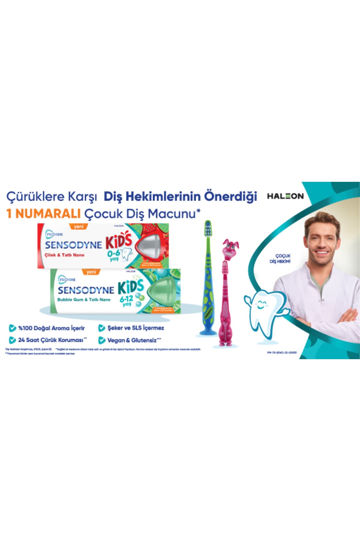 مسواک نرم کودک ۳ تا ۵ ساله Sensodyne Promine با طرح تمساح بامزه مسواک نرم کودک ۳ تا ۵ ساله Sensodyne Promine با طرح تمساح بامزه