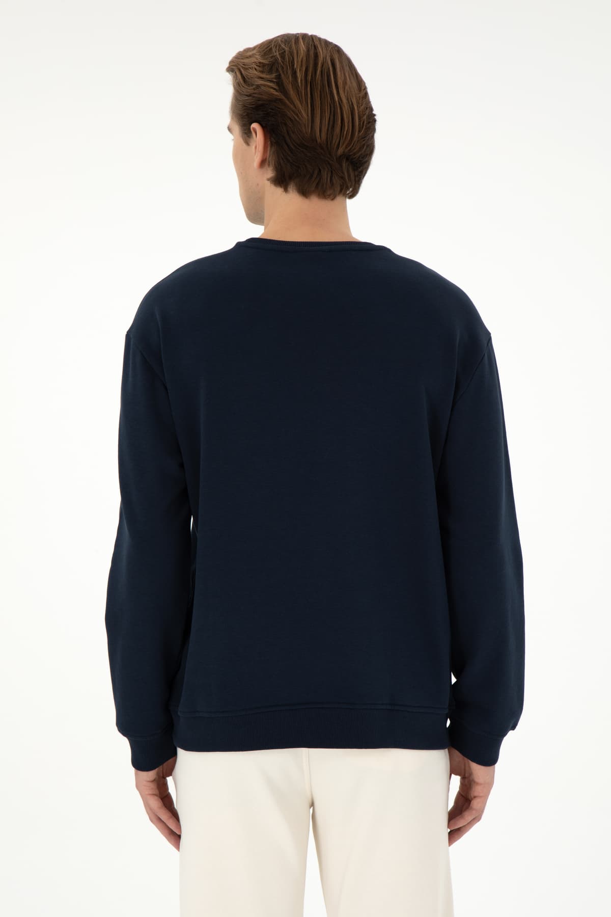 سوئیشرت مردانه U.S. Polo Assn. کامفورت فیت یقه گرد سرمهای مدل 50293430-VR033 سوئیشرت مردانه U.S. Polo Assn. کامفورت فیت یقه گرد سرمهای مدل 50293430-VR033