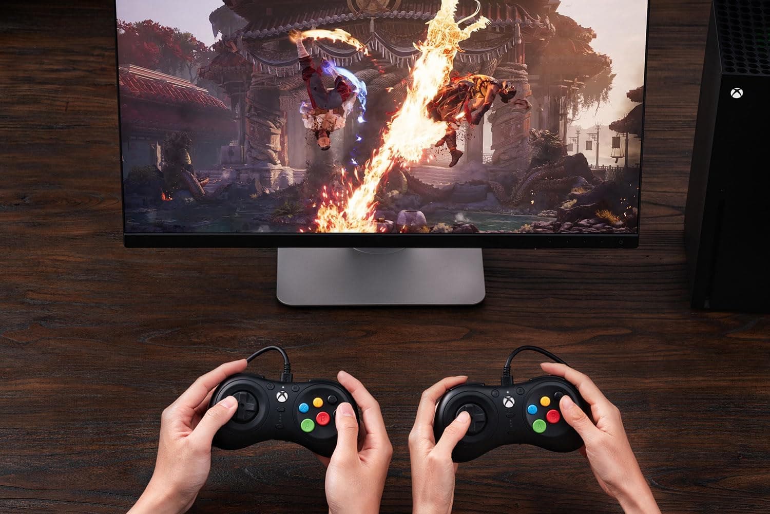 دسته بازی سیمی برای Xbox Series X|S، Xbox One و Windows، 8bitdo با چیدمان ۶ دکمهای مدل M30 دسته بازی سیمی برای Xbox Series X|S، Xbox One و Windows، 8bitdo با چیدمان ۶ دکمهای مدل M30
