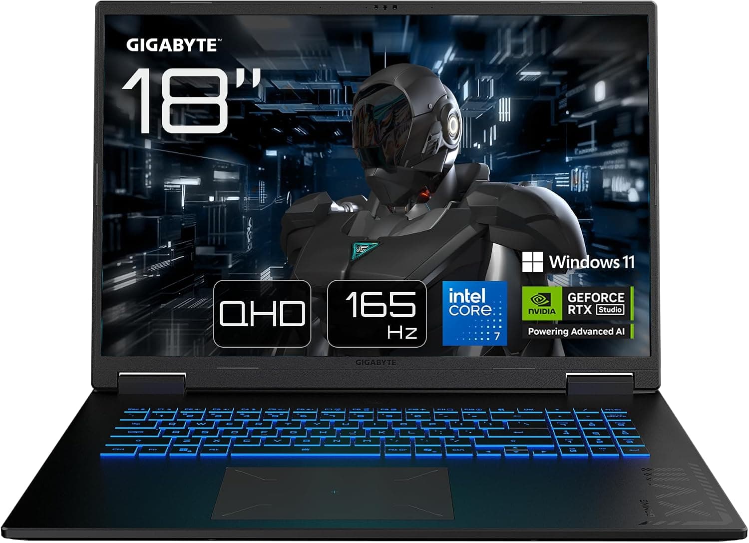 لپتاپ گیمینگ باریک GIGABYTE GAMING A18 PRO، نمایشگر 18 اینچی QHD با نرخ نوسازی 165Hz، RTX 5080 16GB، Intel Core 7 240H، رم 32GB DDR5، حافظه 1TB SSD، Windows 11 Home لپتاپ گیمینگ باریک GIGABYTE GAMING A18 PRO، نمایشگر 18 اینچی QHD با نرخ نوسازی 165Hz، RTX 5080 16GB، Intel Core 7 240H، رم 32GB DDR5، حافظه 1TB SSD، Windows 11 Home
