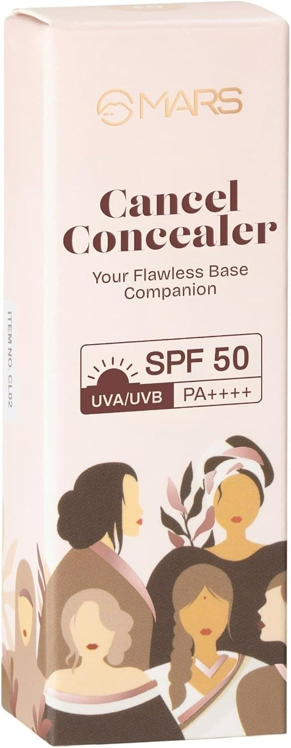 کانسیلر MARS با پوشش متوسط تا زیاد و فینیش طبیعی درخشان SPF50 PA++++ مدل 01-IVORY VEIL کانسیلر MARS با پوشش متوسط تا زیاد و فینیش طبیعی درخشان SPF50 PA++++ مدل 01-IVORY VEIL