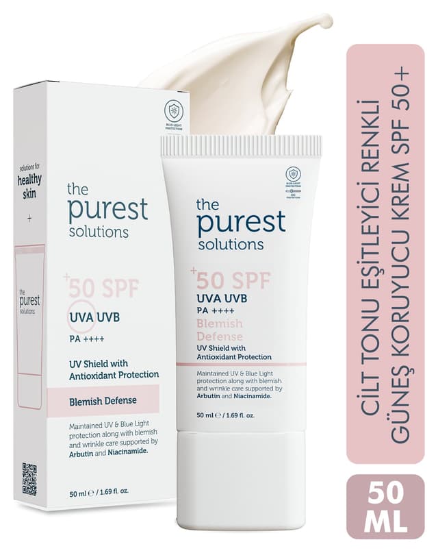 کرم ضد آفتاب رنگی The Purest Solutions یکنواختکننده SPF 50 50ml کرم ضد آفتاب رنگی The Purest Solutions یکنواختکننده SPF 50 50ml