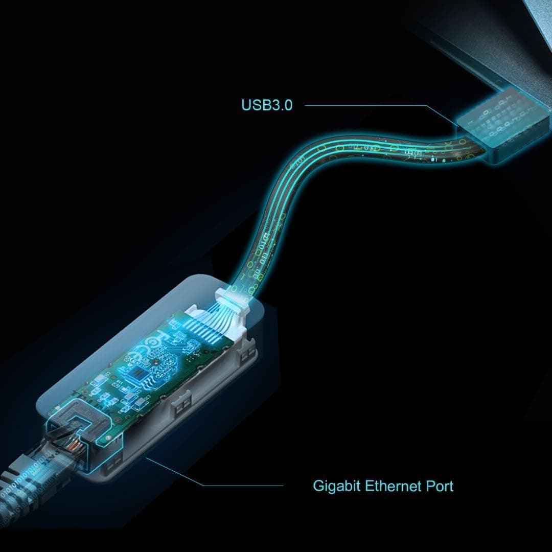 مبدل شبکه TP-Link سازگار با Nintendo Switch، USB 3.0 به اترنت 1Gbps مدل UE306 مبدل شبکه TP-Link سازگار با Nintendo Switch، USB 3.0 به اترنت 1Gbps مدل UE306