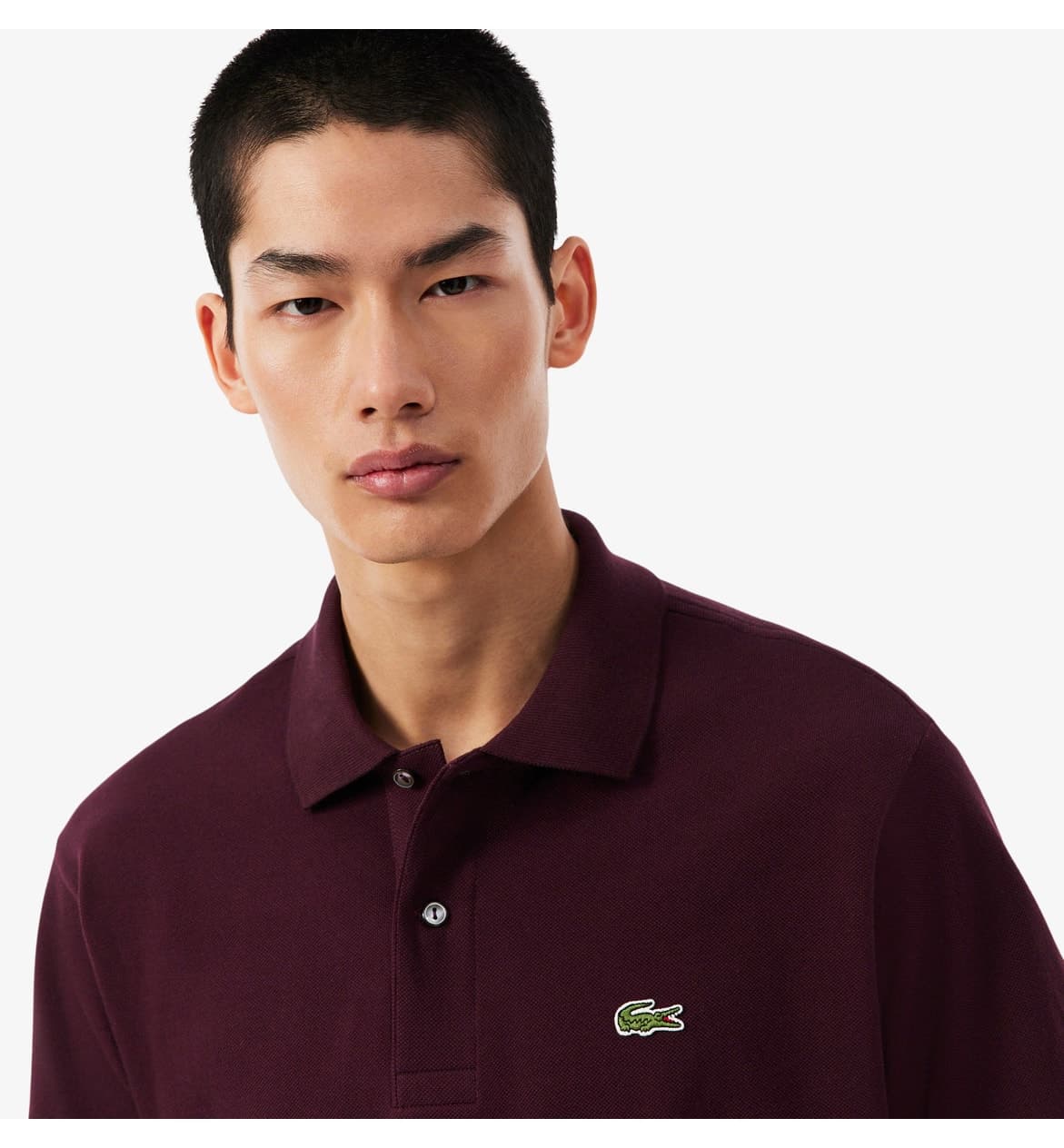 پولوشرت مردانه Lacoste فیت کلاسیک زرشکی مدل L.12.12 پولوشرت مردانه Lacoste فیت کلاسیک زرشکی مدل L.12.12