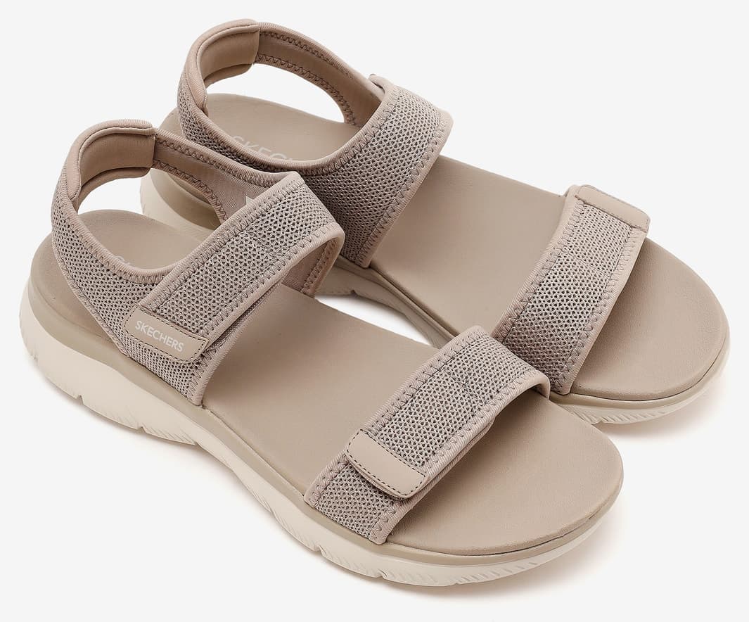 صندل زنانه Skechers SUMMITS بژ TPE مدل 163158 صندل زنانه Skechers SUMMITS بژ TPE مدل 163158