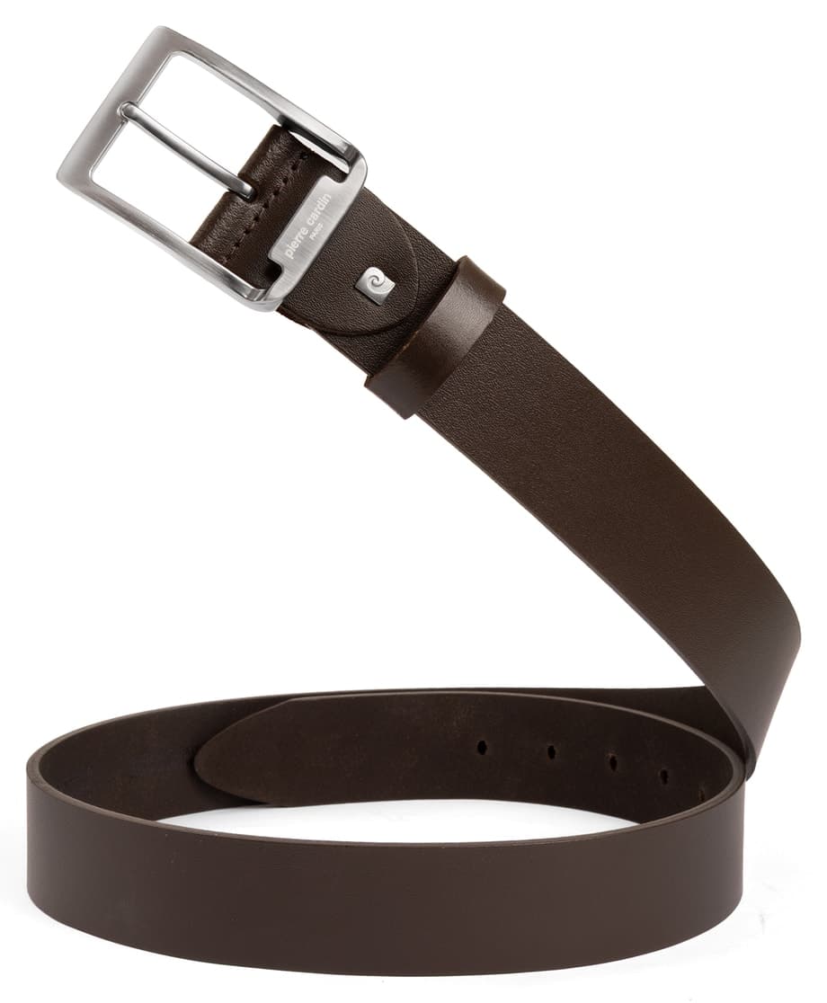 کمربند مردانه Pierre Cardin چرم آنیلین قهوهای عرض 4 cm مدل PCK04100H0I کمربند مردانه Pierre Cardin چرم آنیلین قهوهای عرض 4 cm مدل PCK04100H0I