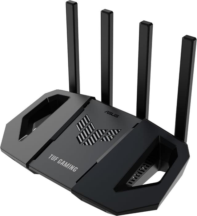 روتر بیسیم دو بانده ASUS TUF Gaming مدل BE3600 با WiFi 7 و سرعت 2.5 Gbit/s روتر بیسیم دو بانده ASUS TUF Gaming مدل BE3600 با WiFi 7 و سرعت 2.5 Gbit/s