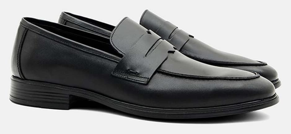 لوفر مردانه Desa چرمی مشکی کلاسیک Slip-On لوفر مردانه Desa چرمی مشکی کلاسیک Slip-On