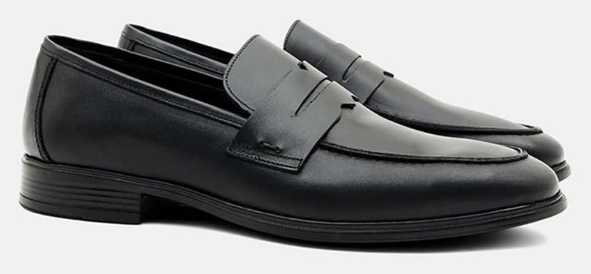لوفر مردانه Desa چرمی مشکی کلاسیک Slip-On لوفر مردانه Desa چرمی مشکی کلاسیک Slip-On