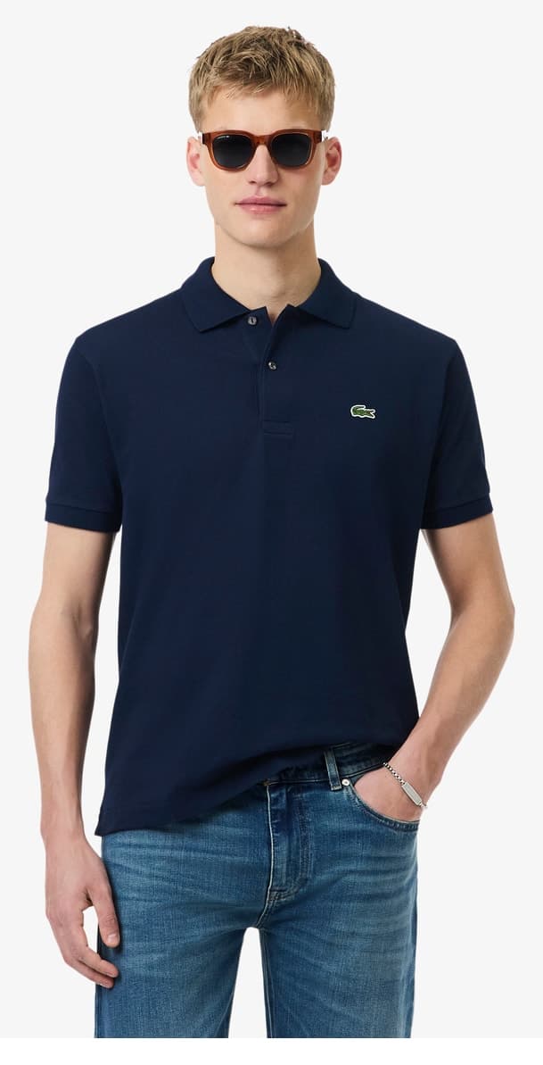 پولوشرت مردانه Lacoste فیت کلاسیک سرمهای مدل L.12.12 پولوشرت مردانه Lacoste فیت کلاسیک سرمهای مدل L.12.12