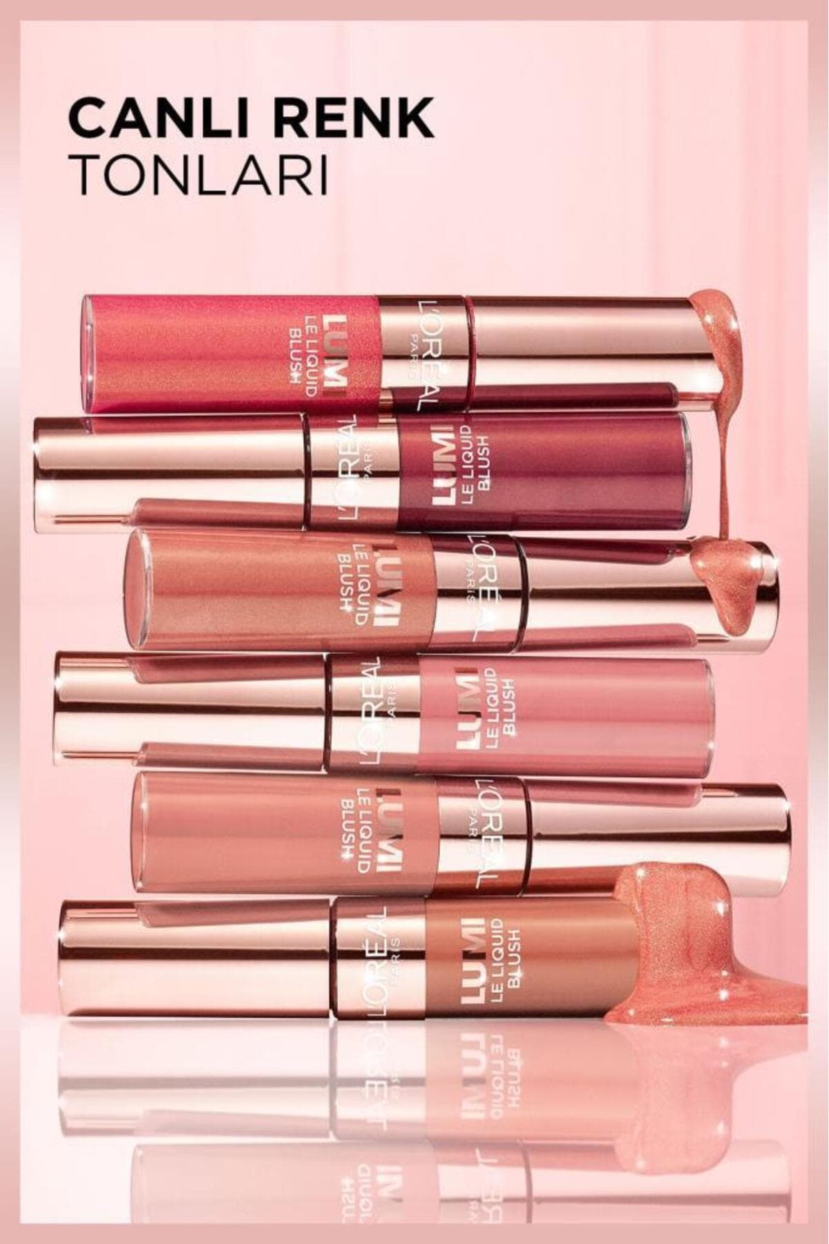رژگونه مایع L'Oreal Paris Lumi Blush مدل 630 Glowy True Rose رژگونه مایع L'Oreal Paris Lumi Blush مدل 630 Glowy True Rose