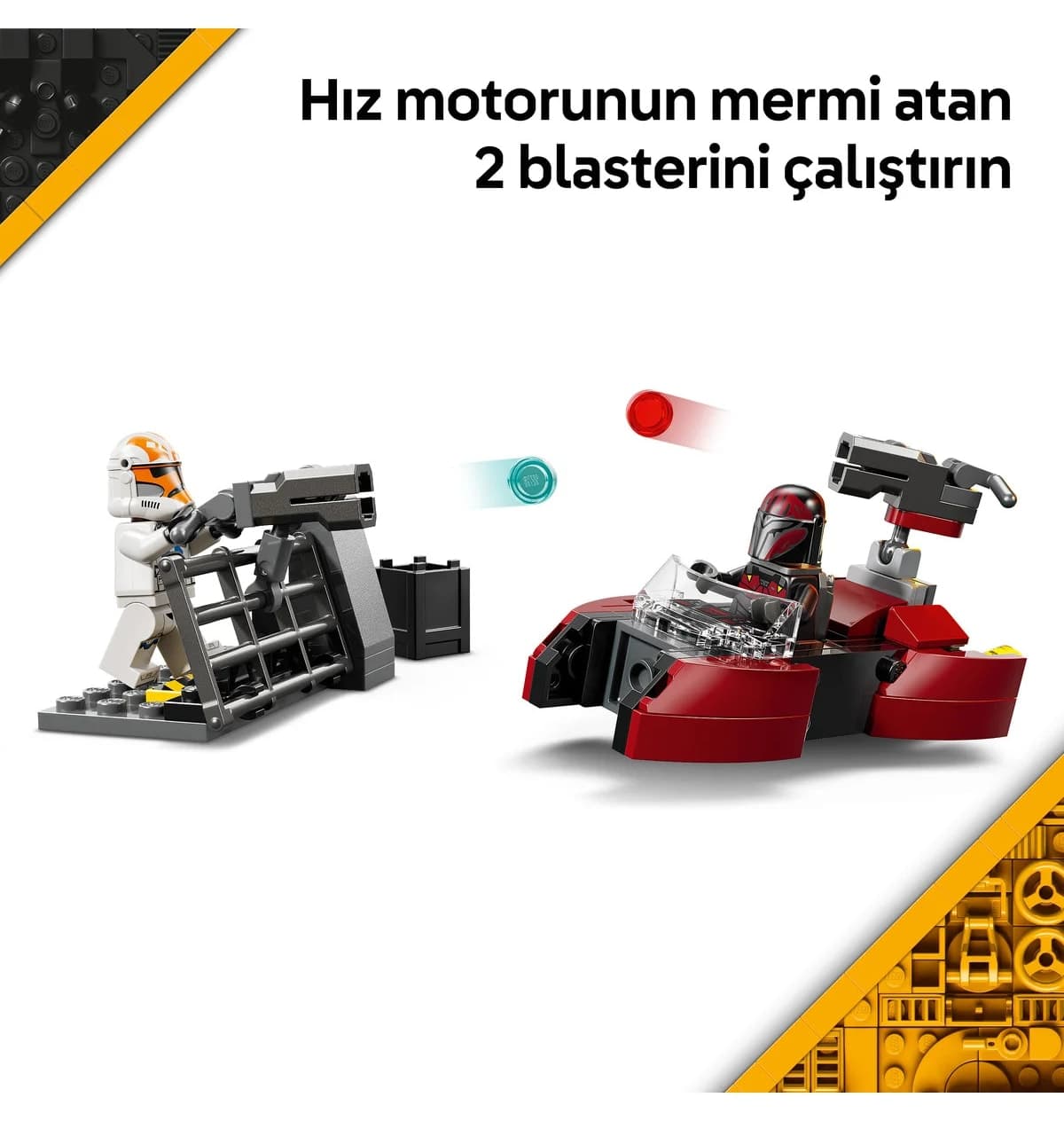 لگو Star Wars بسته نبرد محاصره Mandalore مدل 75449 با 116 قطعه لگو Star Wars بسته نبرد محاصره Mandalore مدل 75449 با 116 قطعه