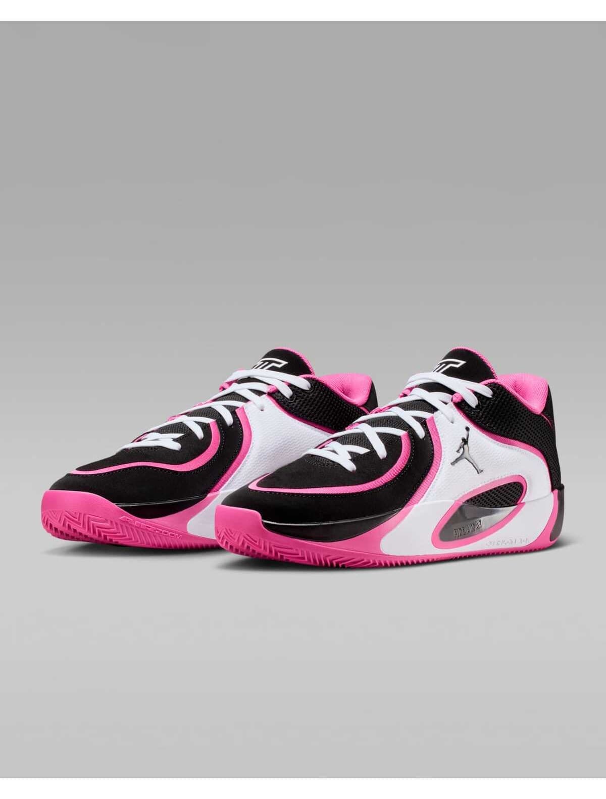 کفش بسکتبال یونیسکس Nike Jordan Tatum 4 مشکی صورتی کفش بسکتبال یونیسکس Nike Jordan Tatum 4 مشکی صورتی