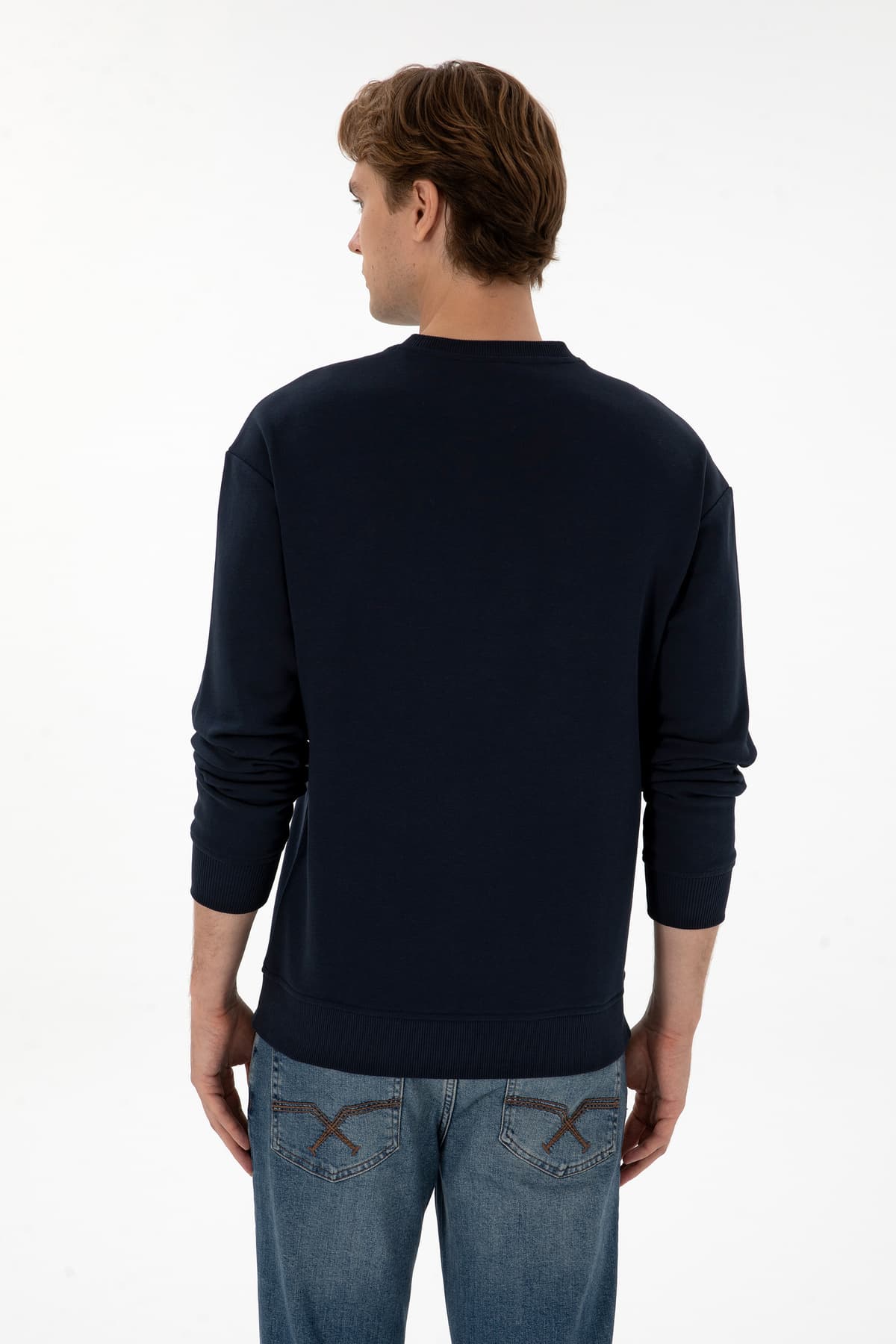 سوئیشرت مردانه U.S. Polo Assn. یقه گرد فیت راحت سرمهای مدل 50313760-VR033 سوئیشرت مردانه U.S. Polo Assn. یقه گرد فیت راحت سرمهای مدل 50313760-VR033