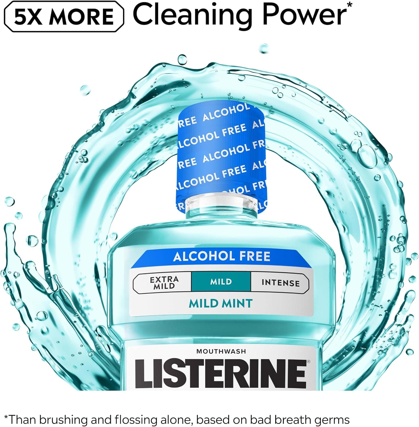 دهانشویه Listerine با طعم نعناع تمیز Zero حجم 1.5LT دهانشویه Listerine با طعم نعناع تمیز Zero حجم 1.5LT