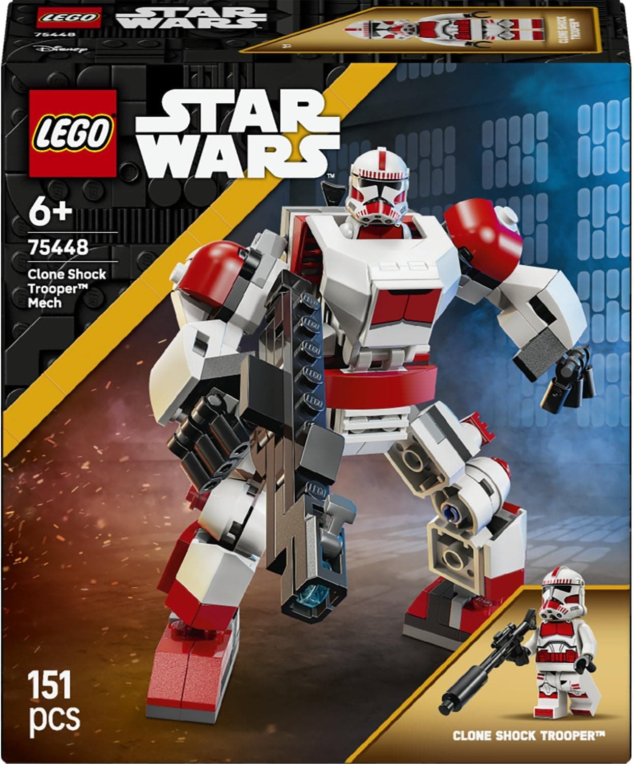 لگو Star Wars ربات اسباببازی مدل Klon Şok Trooper 75448 لگو Star Wars ربات اسباببازی مدل Klon Şok Trooper 75448