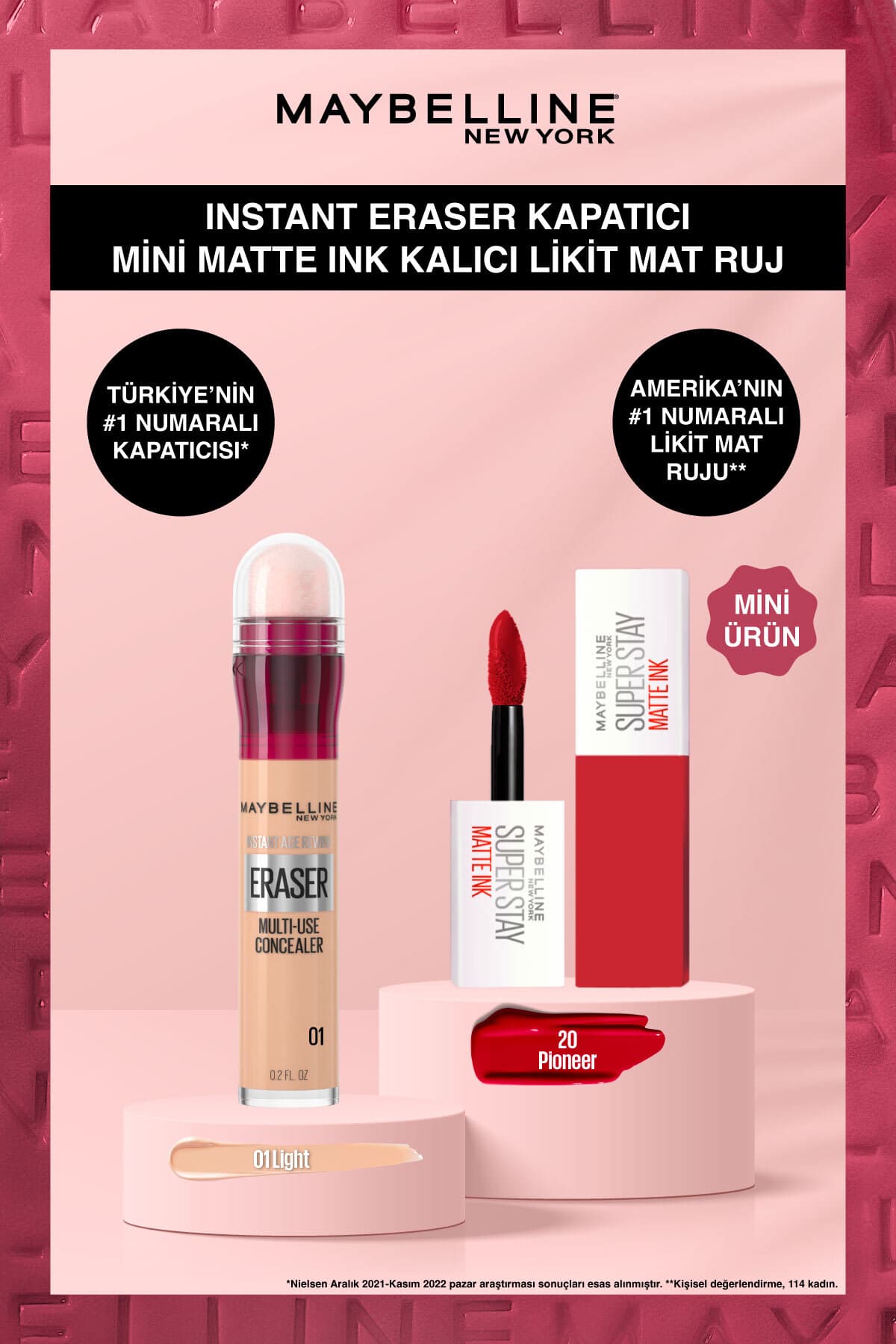 کانسیلر Maybelline New York مدل Instant Anti Age Eraser 01 Light کانسیلر Maybelline New York مدل Instant Anti Age Eraser 01 Light