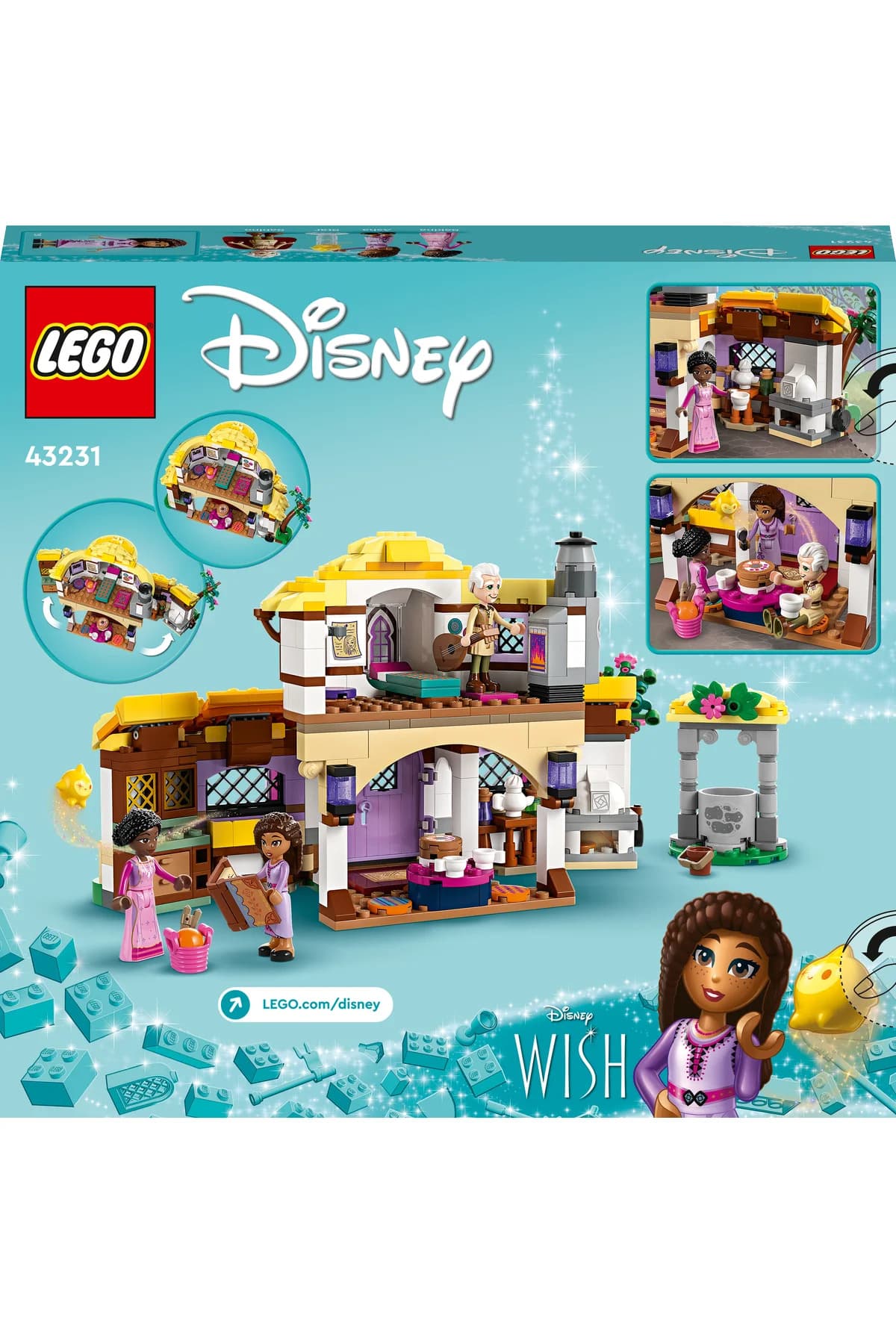 مجموعه ساختنی لگو Disney خانه آشا مدل 43231 (509 قطعه) مجموعه ساختنی لگو Disney خانه آشا مدل 43231 (509 قطعه)