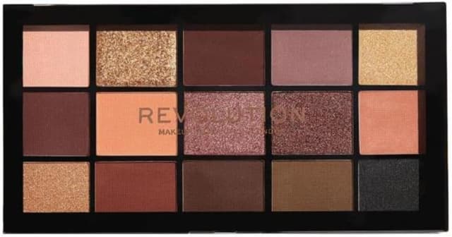 پالت سایه چشم 15 رنگ Revolution Velvet Rose پالت سایه چشم 15 رنگ Revolution Velvet Rose