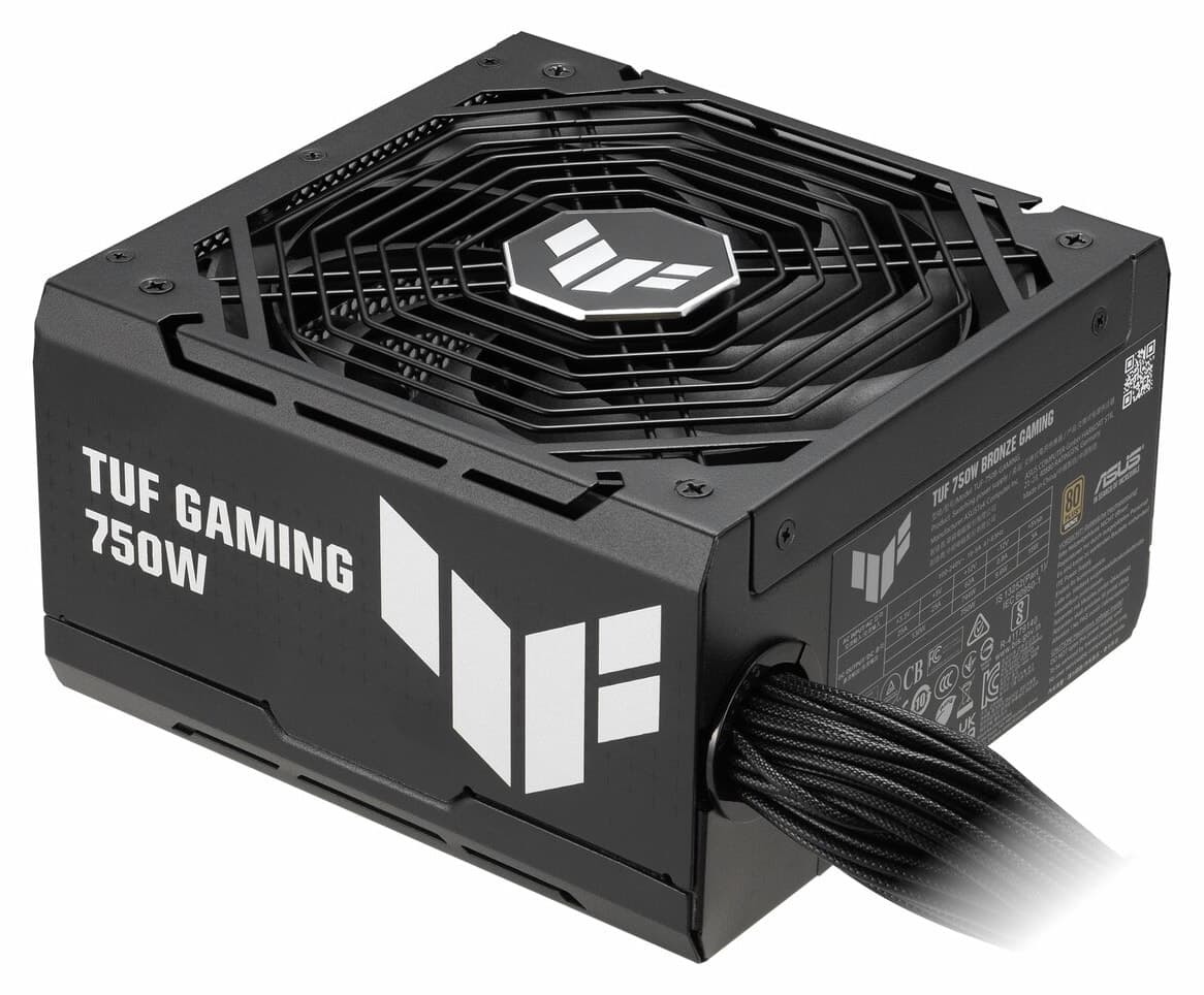 منبع تغذیه ASUS TUF Gaming 750W 80+ Bronze منبع تغذیه ASUS TUF Gaming 750W 80+ Bronze