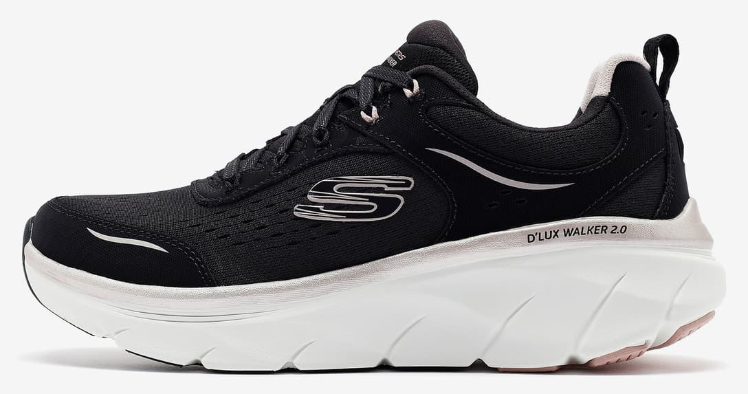 کفش ورزشی زنانه Skechers D'lux WALKER 2.0 Gradient Glam مشکی/صورتیطلایی مدل 150103 BKRG کفش ورزشی زنانه Skechers D'lux WALKER 2.0 Gradient Glam مشکی/صورتیطلایی مدل 150103 BKRG