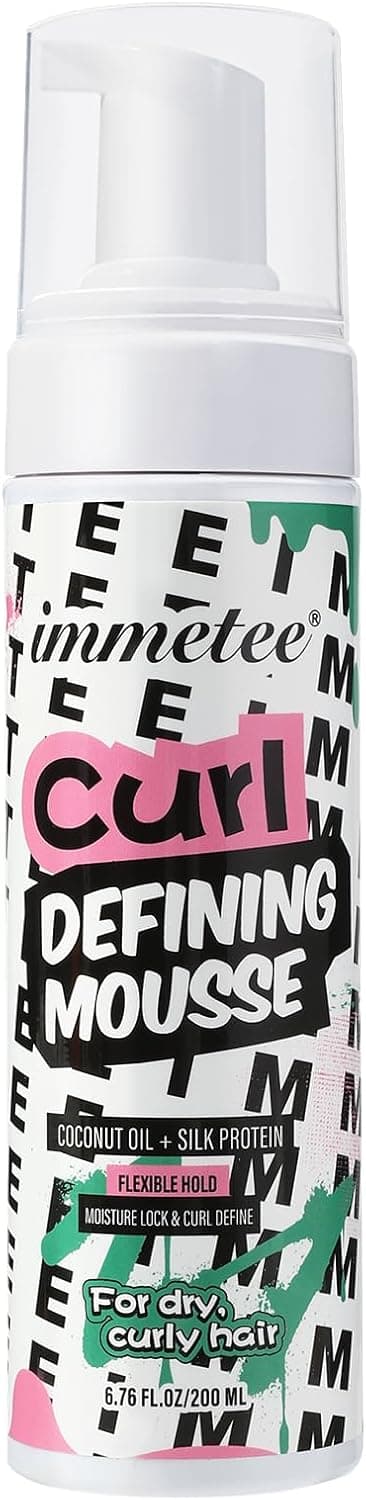موس مو فرفری immetee با روغن نارگیل و پروتئین ابریشم کنترل وز 200ml موس مو فرفری immetee با روغن نارگیل و پروتئین ابریشم کنترل وز 200ml
