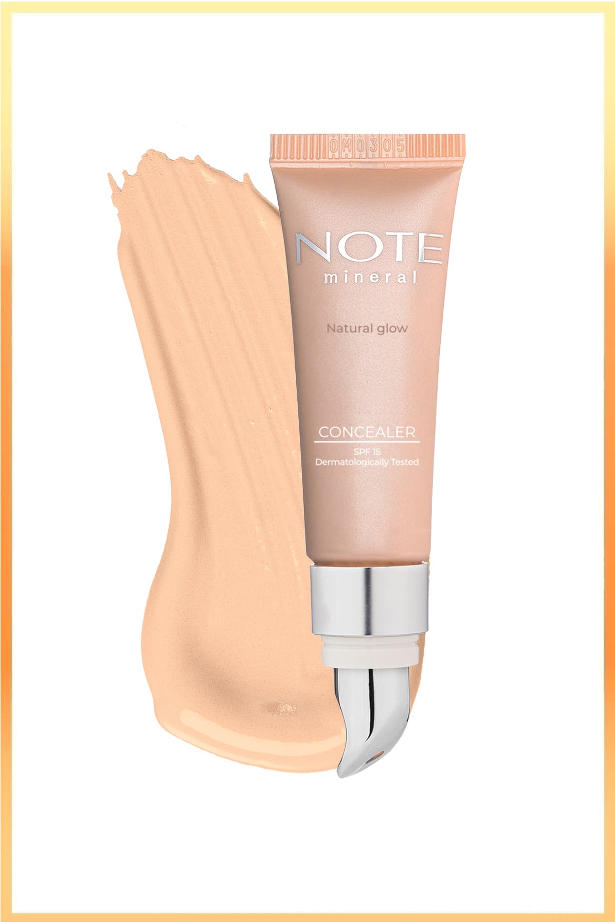 کانسیلر Note Cosmetics مینرال SPF 15 پوشش قوی درب فلزی مدل 202 روشن متوسط کانسیلر Note Cosmetics مینرال SPF 15 پوشش قوی درب فلزی مدل 202 روشن متوسط