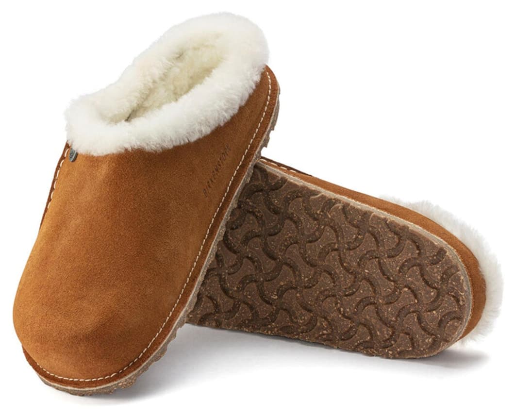 دمپایی زنانه Birkenstock چرم جیر با آستر شیرلینگ مدل Zermatt دمپایی زنانه Birkenstock چرم جیر با آستر شیرلینگ مدل Zermatt