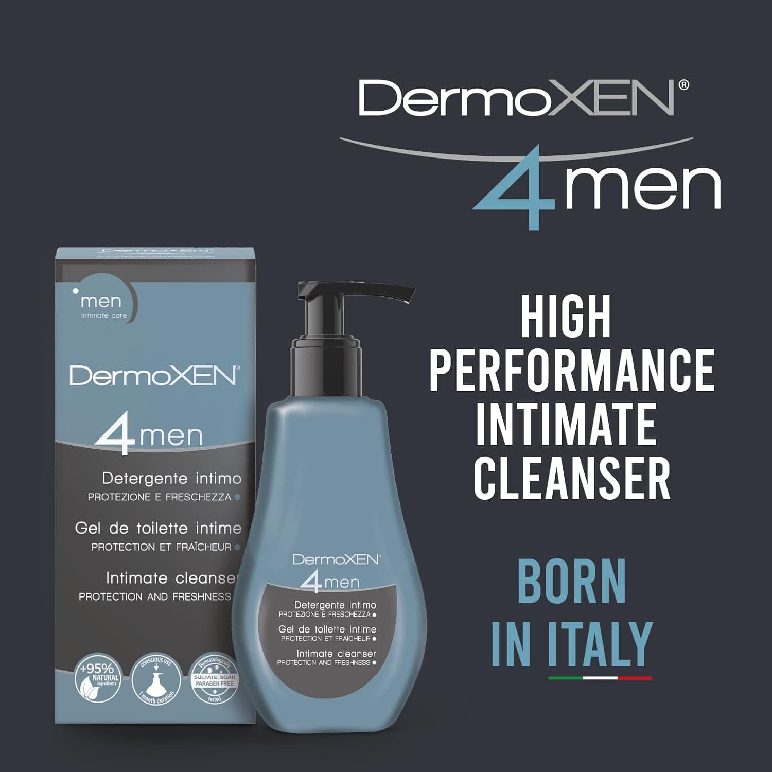 شوینده ناحیه تناسلی مردانه DERMOXEN 4 Men شوینده ناحیه تناسلی مردانه DERMOXEN 4 Men
