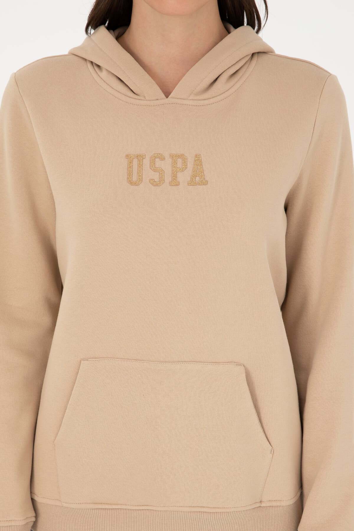 سوئیشرت زنانه U.S. Polo Assn. هودیدار بیسیک شنی مدل 50289536-VR085 سوئیشرت زنانه U.S. Polo Assn. هودیدار بیسیک شنی مدل 50289536-VR085
