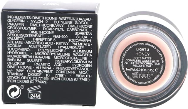 کانسیلر NARS Soft Matte Complete Concealer سایه عسلی Light 3 6.2g کانسیلر NARS Soft Matte Complete Concealer سایه عسلی Light 3 6.2g