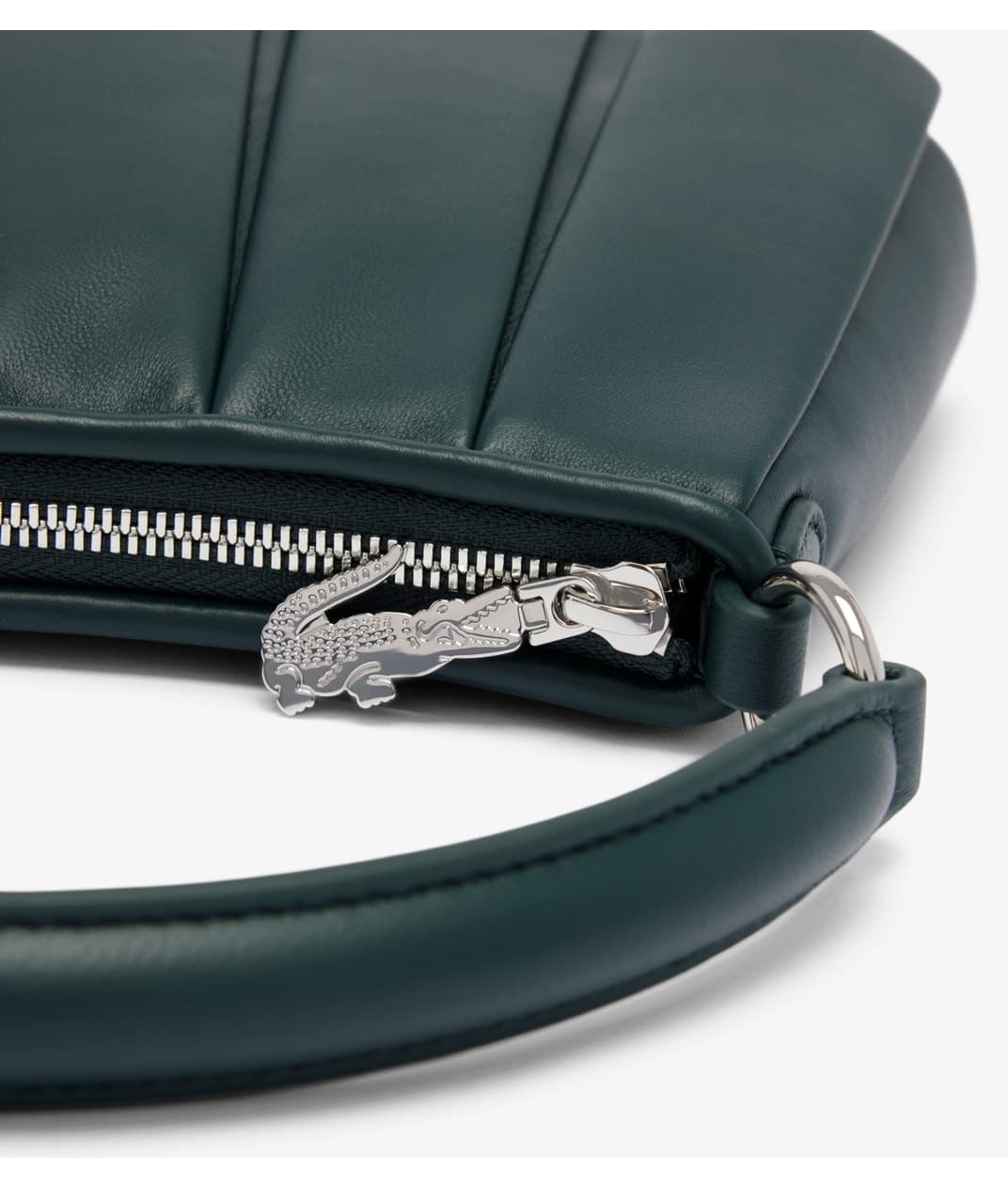 کیف دوشی زنانه Lacoste کوچک چرمی سبز تیره Lenglen کیف دوشی زنانه Lacoste کوچک چرمی سبز تیره Lenglen