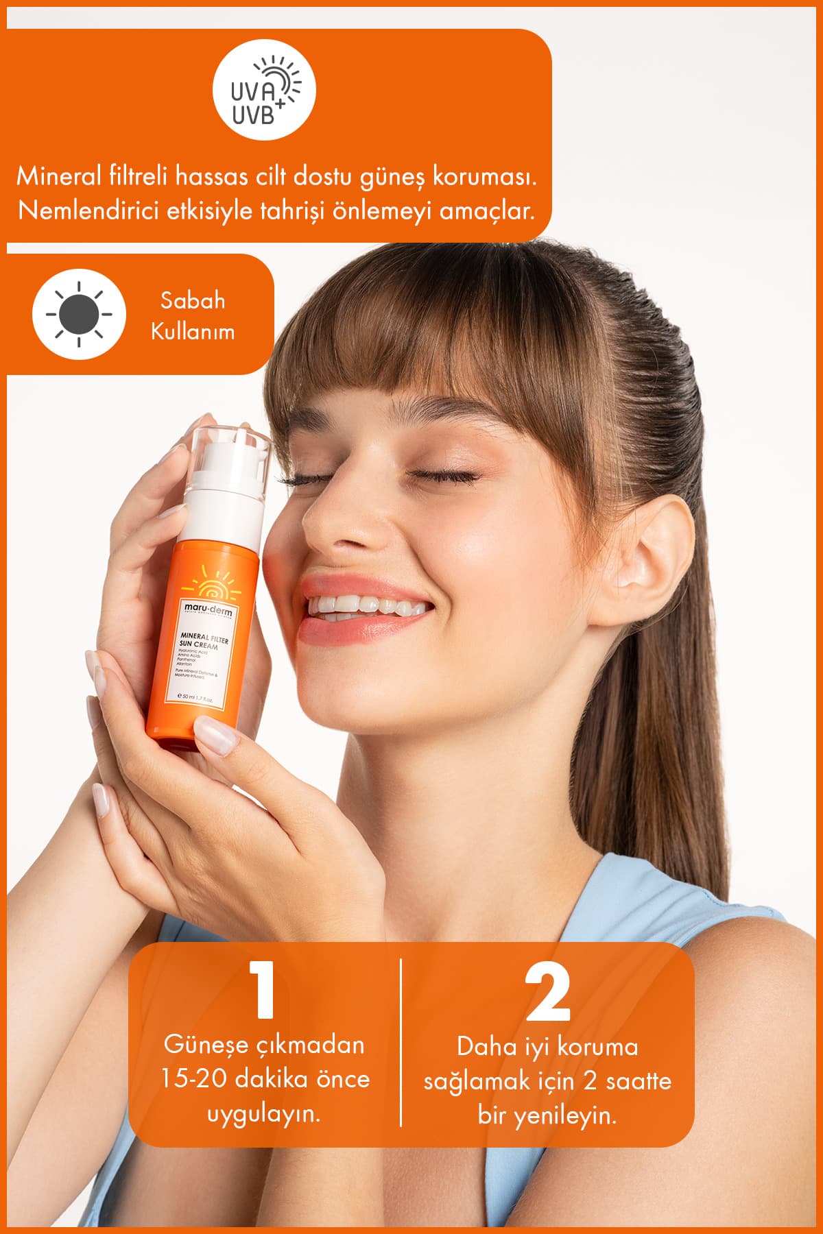 کرم ضد آفتاب Maru.Derm فیلتر معدنی %100 SPF 50+ PA++++ 50 ML کرم ضد آفتاب Maru.Derm فیلتر معدنی %100 SPF 50+ PA++++ 50 ML