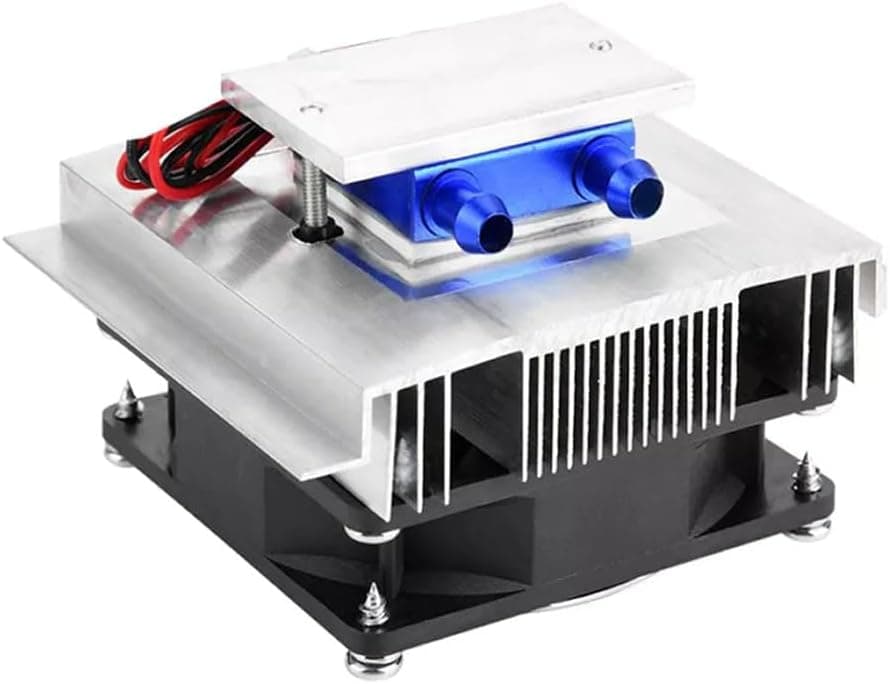 سیستم خنککننده آب ترموالکتریک پلتیر Alkatronik مدل TEC1-12706، 50W، 12V DC، فلزی/پلاستیکی، مشکی/نقرهای سیستم خنککننده آب ترموالکتریک پلتیر Alkatronik مدل TEC1-12706، 50W، 12V DC، فلزی/پلاستیکی، مشکی/نقرهای