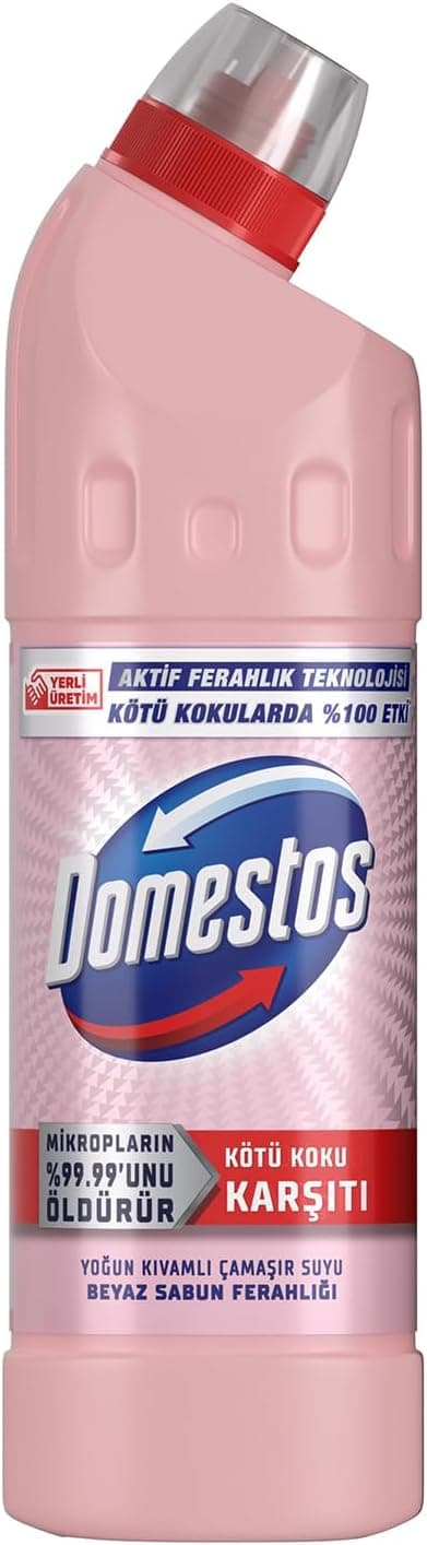 سفیدکننده Domestos با رایحه صابون سفید 750 ml بسته 2 عددی سفیدکننده Domestos با رایحه صابون سفید 750 ml بسته 2 عددی