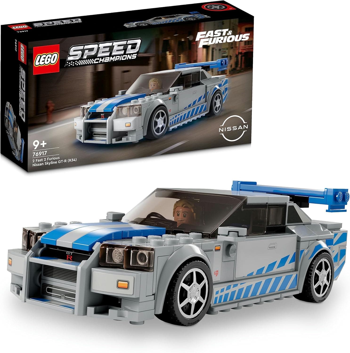 مجموعه ساختنی لگو Speed Champions سریع و خشن Nissan Skyline GT-R (R34) مدل 76917 مجموعه ساختنی لگو Speed Champions سریع و خشن Nissan Skyline GT-R (R34) مدل 76917
