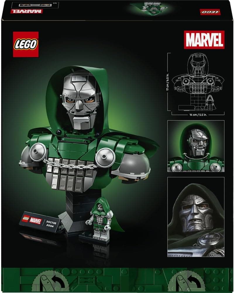 لگو Marvel نیمتنه Doctor Doom مدل 76345 لگو Marvel نیمتنه Doctor Doom مدل 76345