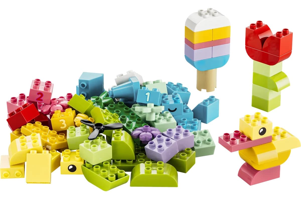 لگو DUPLO Classic جعبه خلاقانه رنگی 80 قطعه مدل 10479 لگو DUPLO Classic جعبه خلاقانه رنگی 80 قطعه مدل 10479