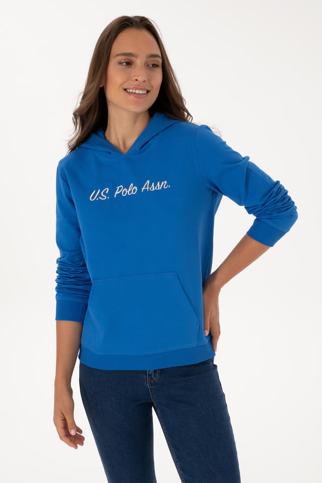 سوئیشرت زنانه U.S. Polo Assn. کلاهدار آبی تیره مدل 50313559-VR032 سوئیشرت زنانه U.S. Polo Assn. کلاهدار آبی تیره مدل 50313559-VR032