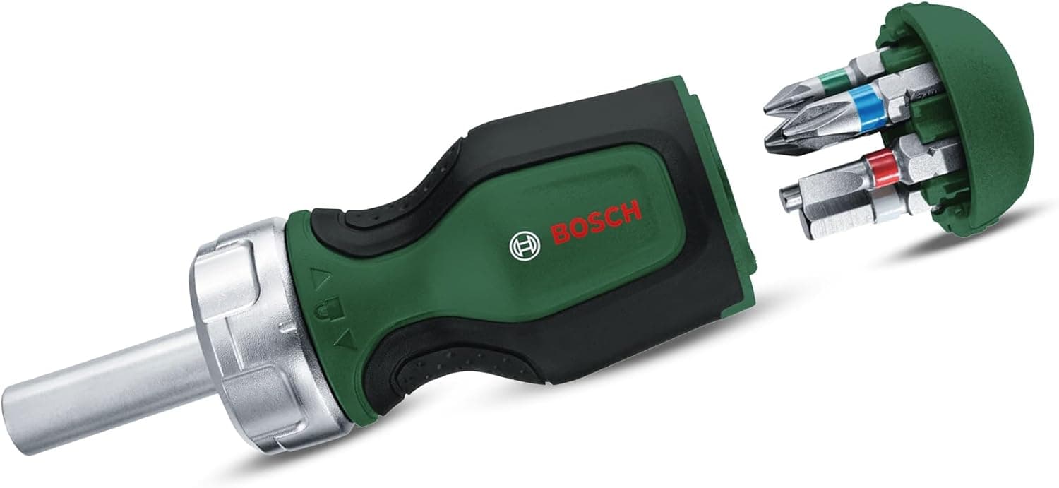 مجموعه پیچگوشتی جغجغهای 6 پارچه Bosch مدل 1600A027PK مجموعه پیچگوشتی جغجغهای 6 پارچه Bosch مدل 1600A027PK