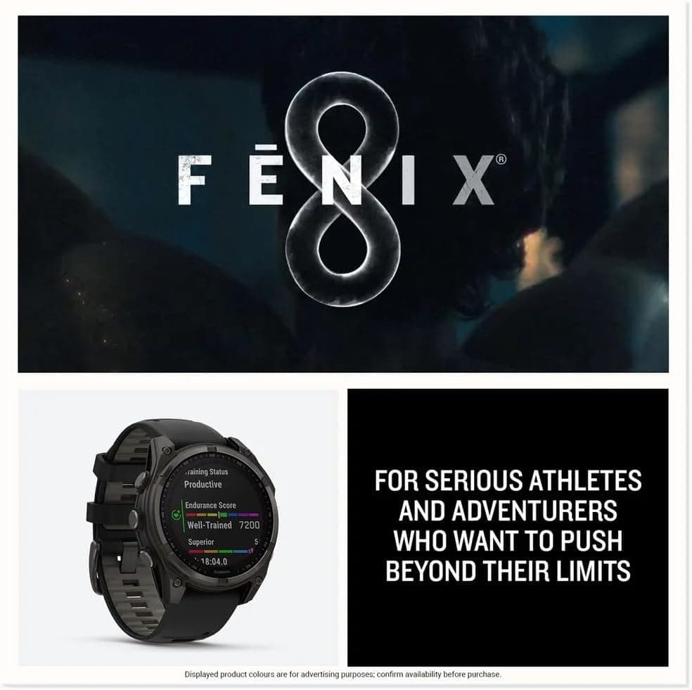 ساعت هوشمند Garmin 47mm AMOLED یاقوت کبود با بند تیتانیومی مشبک مدل Fenix 8 ساعت هوشمند Garmin 47mm AMOLED یاقوت کبود با بند تیتانیومی مشبک مدل Fenix 8