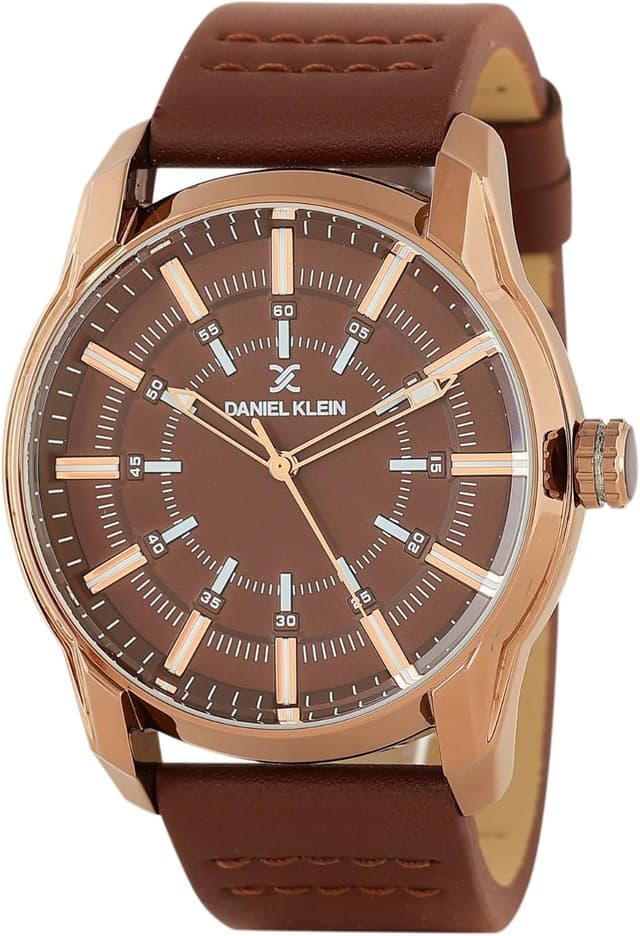 ساعت مچی مردانه Daniel Klein کوارتز صفحه قهوهای بند قهوهای مدل DK11599-44 ساعت مچی مردانه Daniel Klein کوارتز صفحه قهوهای بند قهوهای مدل DK11599-44