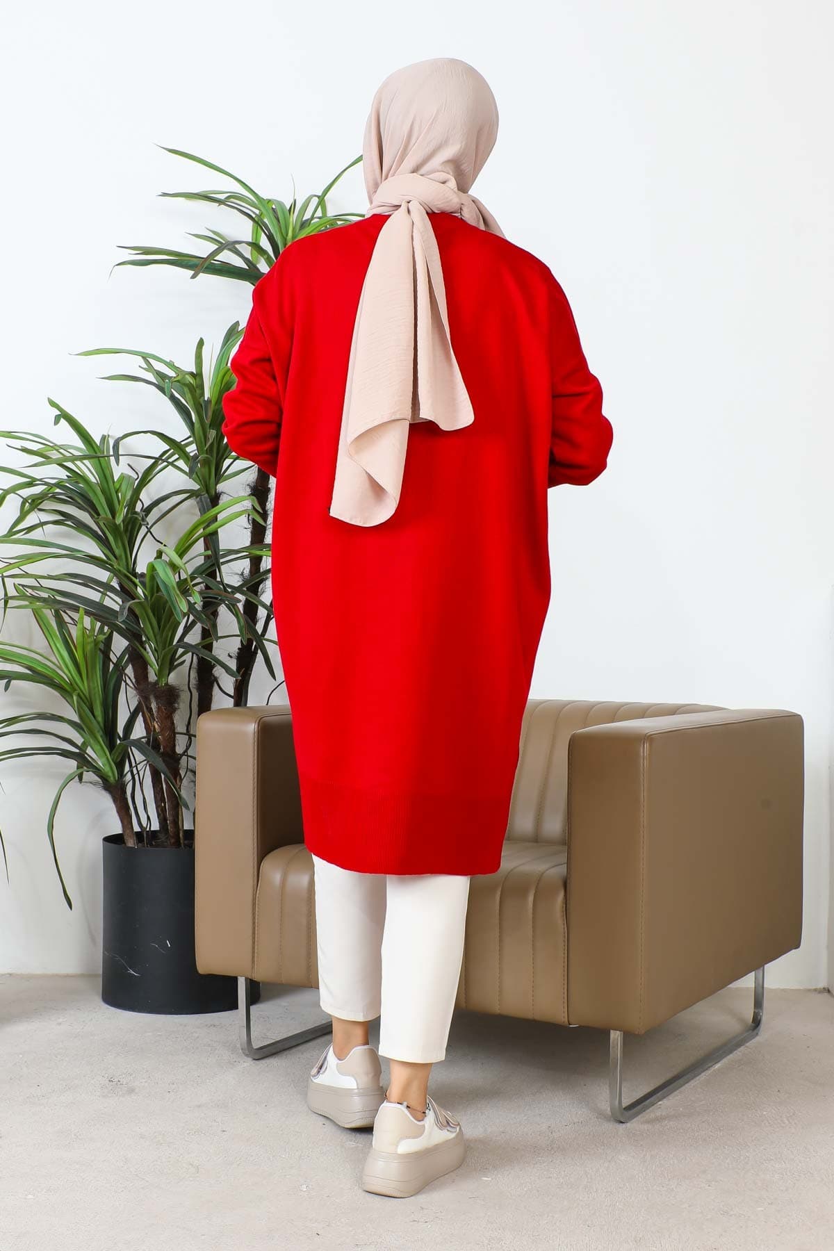 تونیک تریکو زنانه İmajButik بوردو یقه گرد مرسریزه سالاش تونیک تریکو زنانه İmajButik بوردو یقه گرد مرسریزه سالاش