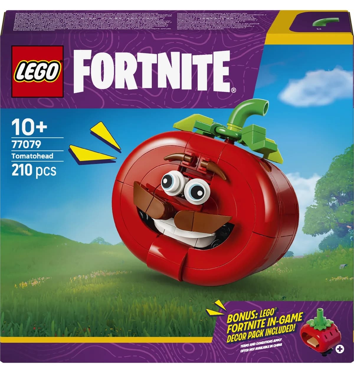 لگو Fortnite سر گوجهفرنگی مدل 77079 210 قطعه لگو Fortnite سر گوجهفرنگی مدل 77079 210 قطعه