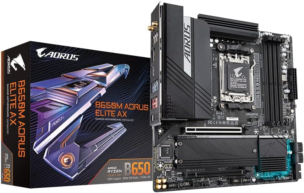 مادربرد Gigabyte برای پردازندههای AMD Ryzen 8000 مدل B650 AORUS ELITE AX ICE مادربرد Gigabyte برای پردازندههای AMD Ryzen 8000 مدل B650 AORUS ELITE AX ICE