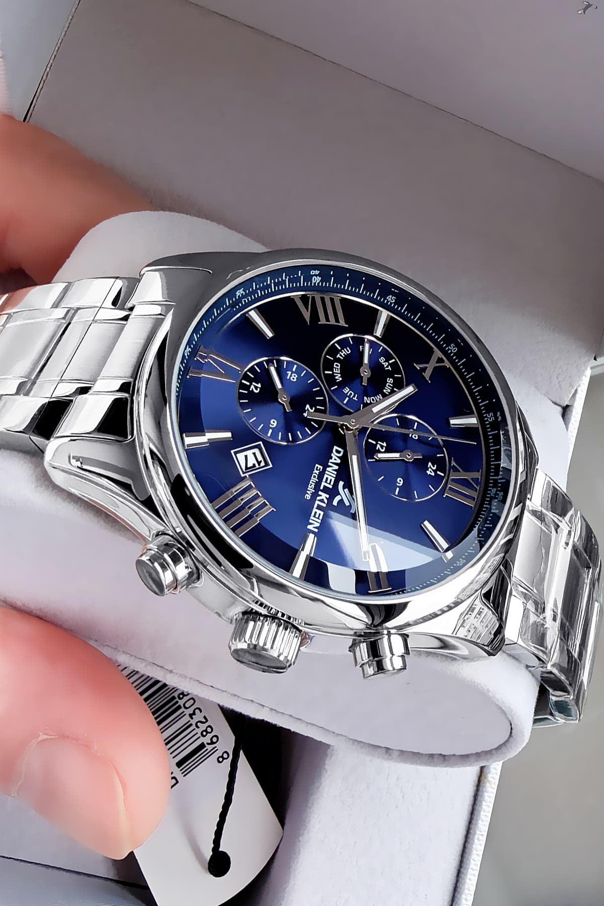 ساعت مچی مردانه Daniel Klein ضد آب 3 ATM استیل نقرهای مدل CBK229 ساعت مچی مردانه Daniel Klein ضد آب 3 ATM استیل نقرهای مدل CBK229