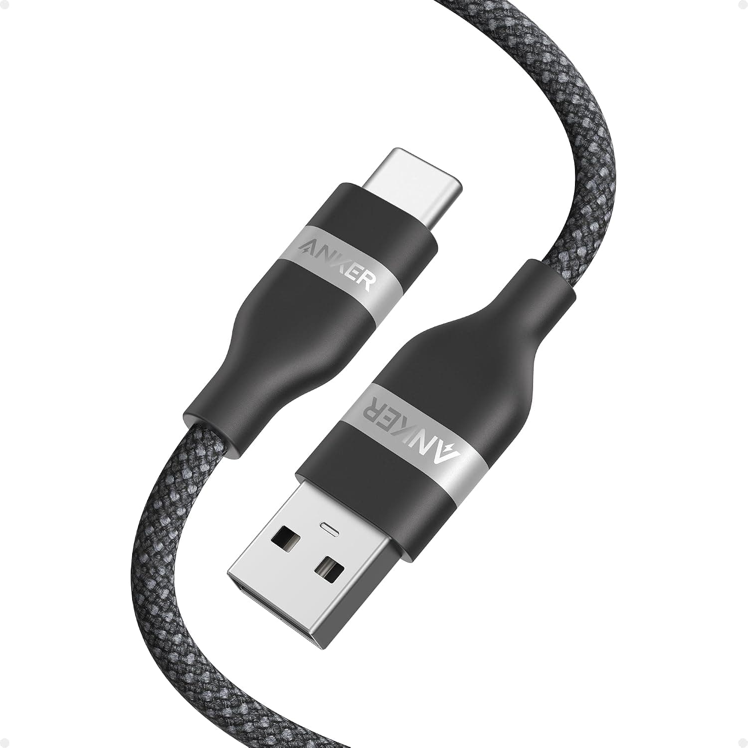 کابل Anker Nano مشکی USB-A به USB-C با قابلیت CarPlay 0.9m کابل Anker Nano مشکی USB-A به USB-C با قابلیت CarPlay 0.9m
