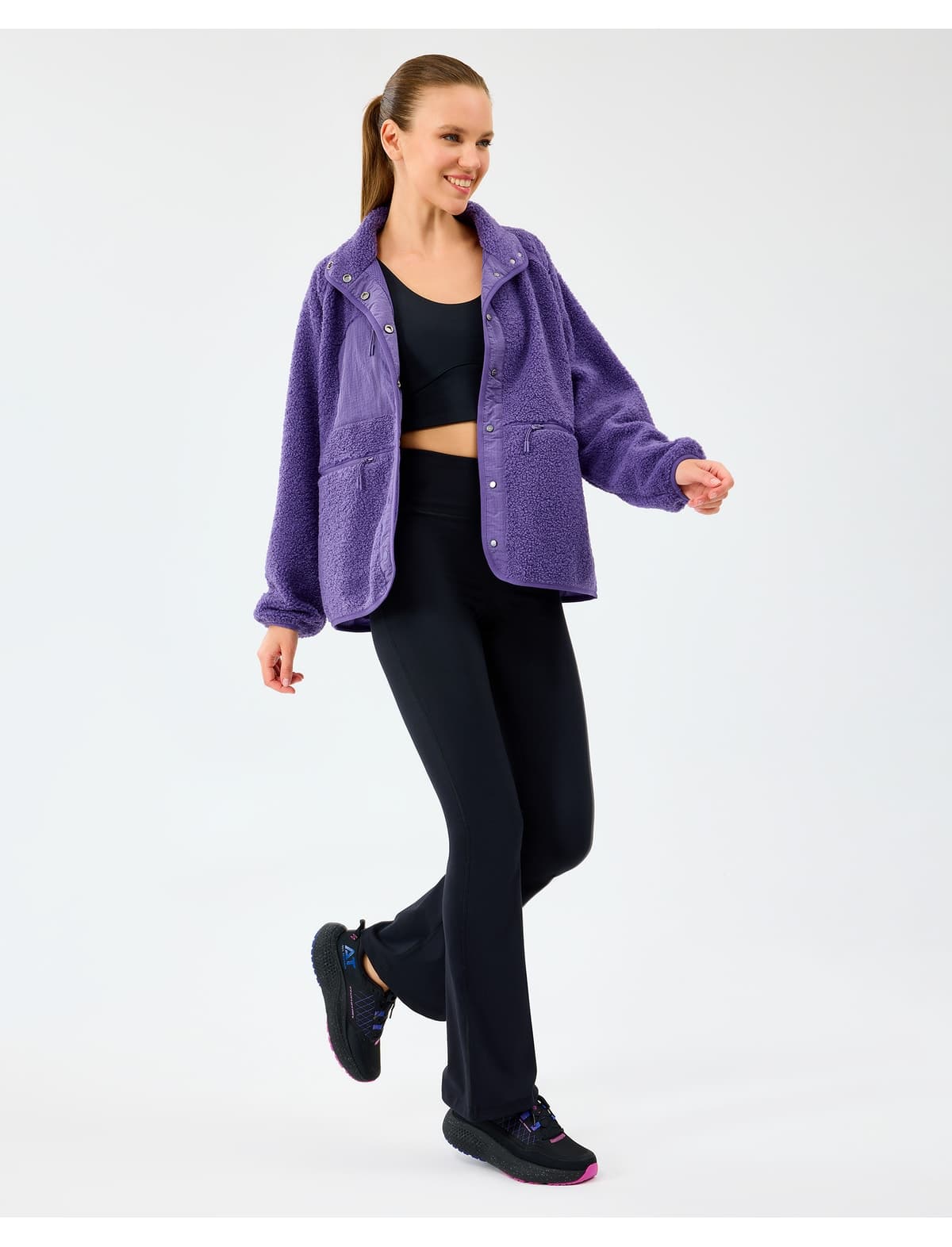 کاپشن زنانه Skechers بنفش SKECH SHERPA Fusion Pull Over مدل S2520218-0277 کاپشن زنانه Skechers بنفش SKECH SHERPA Fusion Pull Over مدل S2520218-0277
